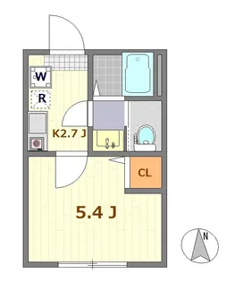 パインリーヴス小岩【2階】の間取り