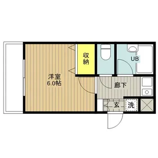 エストタウンwarabi【1階】の間取り