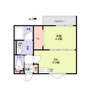 クロレ南流山II【2階】の間取り