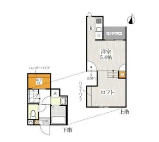 CB南与野コルザ【1階】の間取り