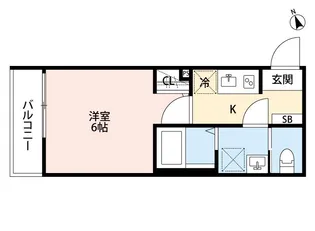 SQB(エスキュービー)【1階】の間取り