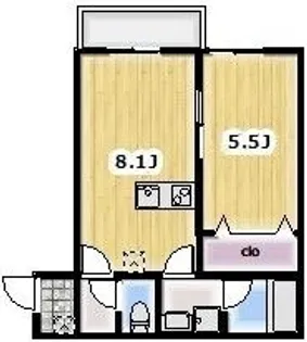 Ambition風渡野【3階】の間取り