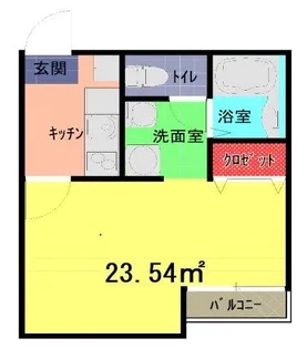 プラージュ春日部【1階】の間取り