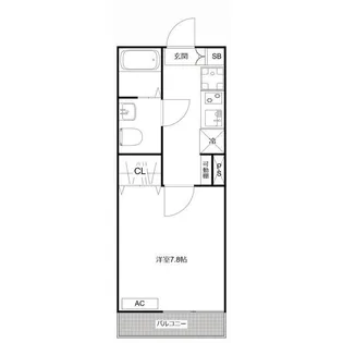 MQuarto蒲生【2階】の間取り
