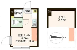 グラップ【1階】の間取り