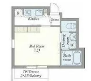 RIS壱番館【2階】の間取り