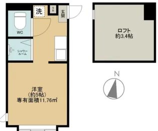 Casa Alba【2階】の間取り