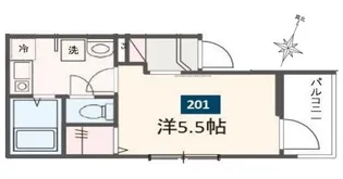 MELDIA西大宮Ⅱ【2階】の間取り