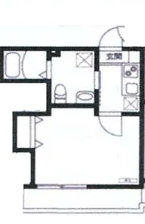 ウエストガーデン八木崎【2階】の間取り
