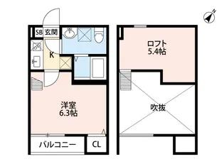 ドリームライン【1階】の間取り