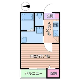 クォーク【3階】の間取り