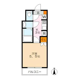 蕨テラス【2階】の間取り