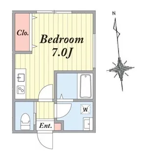 パークレジデンス六町【1階】の間取り