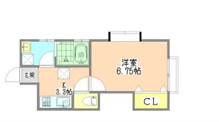 ドエル中央【2階】の間取り