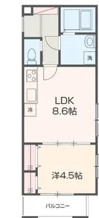 MELDIA春日部【2階】の間取り