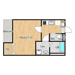 ジーメゾン西大宮アウリス【1階】の間取り