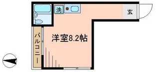 シャンテ西新井本町【2階】の間取り