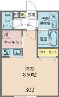 カインドネス柏【3階】の間取り