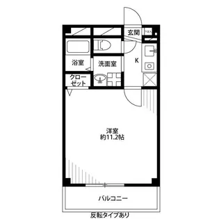 アンプルール フェール 北戸田【1階】の間取り
