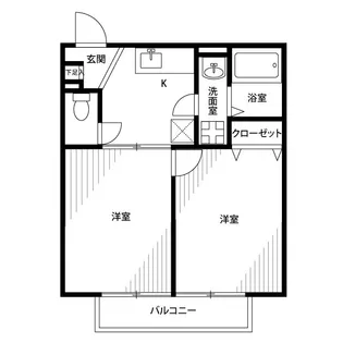 アムール HORINOUCHI【2階】の間取り