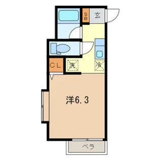 ヴィラ・ドマーニ【1階】の間取り