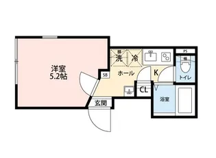 グランクオール日ノ出町【2階】の間取り