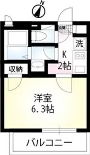 アミティK【2階】の間取り