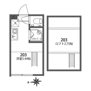 リーブル赤羽【2階】の間取り