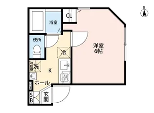 グランクオール北綾瀬【1階】の間取り