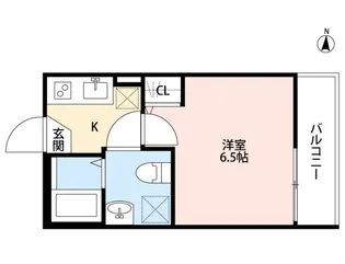 コンフォートメゾン蕨【2階】の間取り