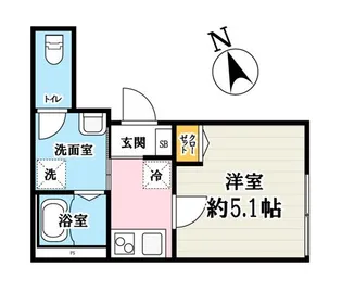 キャメル川口芝富士【3階】の間取り