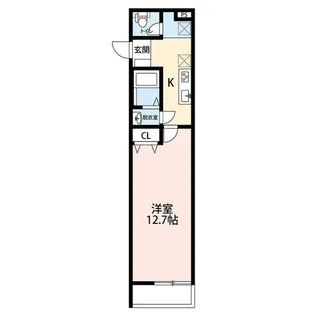ジュネ北上尾【1階】の間取り