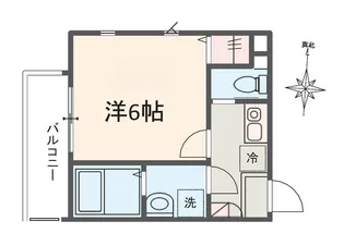 MELDIA南浦和Ⅱ【2階】の間取り