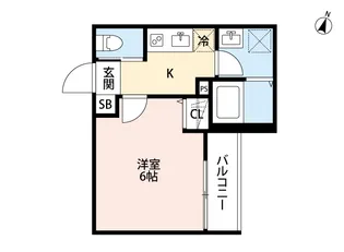 エルシーク南与野【3階】の間取り