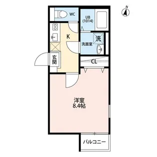 アムール BiZen【1階】の間取り