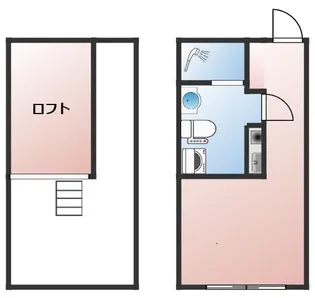 マハロテラス【2階】の間取り