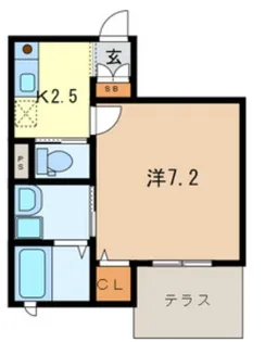 H・A・B Ⅶ【2階】の間取り