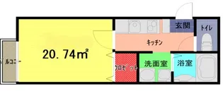 レガーロ桜町【1階】の間取り