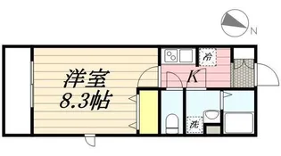 セレーヌ コーポ若菜【3階】の間取り