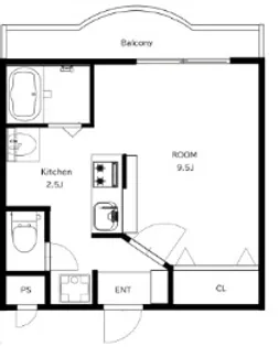 クレールコート【1階】の間取り