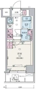 リヴシティ武蔵浦和【7階】の間取り