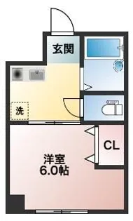 スカイコート武蔵浦和【2階】の間取り