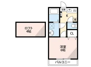 Kハウス・R(ケイハウスアール)【2階】の間取り