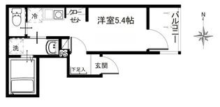 メルディア扇大橋【1階】の間取り