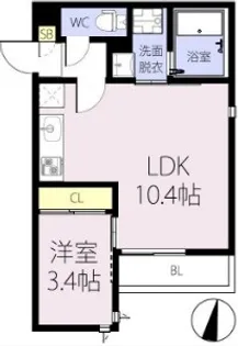 GRANDTIC 蓮田【1階】の間取り