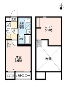 HORIZON Ⅲ(ホライズンスリー)【1階】の間取り