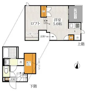 CB今羽ラヴィータ【1階】の間取り