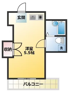 エクセルプラザ【5階】の間取り