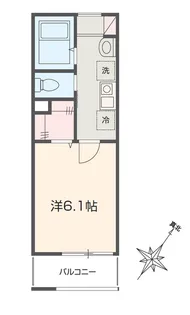 MELDIA春日部【1階】の間取り