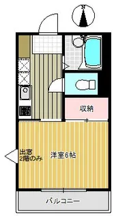 カレッジハウス10【1階】の間取り